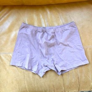 Pansy Mauve Stretch Shorts